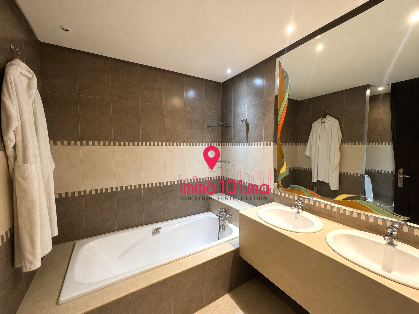 Location appartement meublé à Hay Riad ZLLAM2430